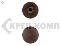 Заглушка под конфирмат Дуб, шестигранник (1000шт)