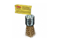 Щетка-крацовка 25 мм концевая со шпилькой, для дрели Hobbi/Remocolor (шт.)