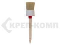 Кисть круглая №16, диаметр 55 мм, с деревянной ручкой, "SANTOOL" (1 шт.)