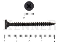 Саморез черный универсал усиленный Kn KENNER 3,5х41 (15кг/7500)