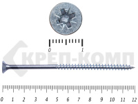 Саморез белый цинк POZY 6х120 Фасовка (50шт)