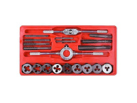 Резьбонарезной набор,20 предм.(8 плашек,9 метчиков,плашкодержатель,метчикодержатель)Hobbi/Remocolor