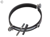 Трубный хомут в упаковке 5 М10, шпилька 10х100/гайка М10/дюбель 12*60 (1уп.) 