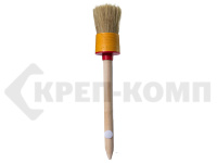 Кисть круглая №12, диаметр 45 мм, пластиковая оправка (1 шт.)