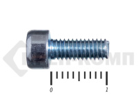 Винт с внутренним шестигранником,цинк DIN912 4 х10 Фасовка МОСКРЕП (500шт) Распродажа