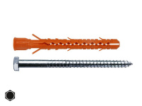 Дюбель фасадный MB-S потай PZ3 8х140 (100 шт) Распродажа