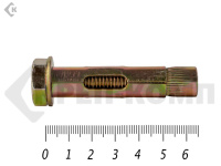 Анкер болт болтом м10 12х 65 (5 шт)