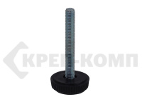 Опора круглая резьбовая 6х45, Д25 (50шт.)