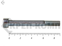 Винт с внутренним шестигранником,цинк DIN912 6 х90 Фасовка МОСКРЕП (100шт)