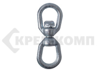 Вертлюг кольцо-кольцо цинк м8 (1шт)
