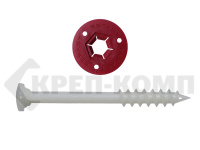 Анкер шуруп для газобетона 12/18х 170 в комплекте рондоль, BeFast (150 шт.)