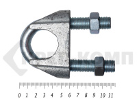 Зажим канатный цинк DIN 741 м32 (1шт)