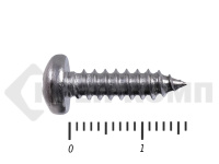 Саморез с полукруглой головкой НЕРЖАВЕЙКА DIN7981 А2 3,9 х16 (1000шт)
