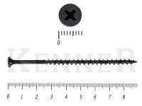 Саморез черный по дереву усиленный Kn KENNER 4,8х 89 (10кг/1300)