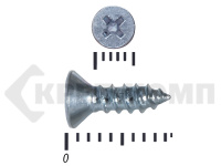 Саморез потай нержавейка PH DIN 7982 А2, универсал 2,9х9,5 (1000 шт.)