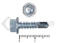 Саморез со сверлом PT-3, без шайбы, для фасадных систем, 4,8х19 К КРЕП-КОМП (8000шт)