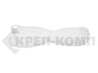 Веревка 4 мм вязаная ПП (с/с) БЕЛАЯ (25м)
