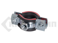 Трубный хомут DGR с гайкой 3/8 (≈15-19) М8 КФМ (50шт)