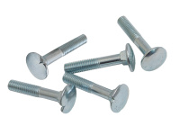 Болт мебельный, цинк DIN603 8х 45 пр.5,8 (1000шт) сколы на головке (доп. скидка -50 %)