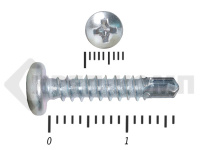 Саморез с полукруглой головкой, сверло DIN 7504N 4,2х16 МОСКРЕП (500шт)
