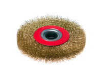 Щетка-крацовка 150 мм, плоская, усиленная, посадочный диамет 32,2/24,5/22,2/19,0/15,8, для УШМ (шт.)