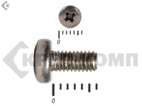 Винт полуцилиндрическая головка,НЕРЖАВЕЙКА DIN7985 А2 3х 6 (100шт)