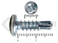 Саморез с полукруглой головкой, сверло DIN 7504N 5,5х19 МОСКРЕП (250шт)