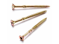 Саморезы Конструкционные, потай Torx, желтый цинк  6.0х260 мм ПРОФИ HIMTEX (100 шт)