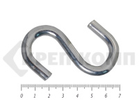 Крючок S-образный цинк м8 (500шт)