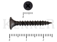 Саморез черный универсал усиленный Kn KENNER 3,5х25 (20кг/15200)