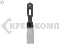 Шпатель 40 мм, нержавеющая сталь пластмассовая ручка "EUROTEX" (1 шт.)