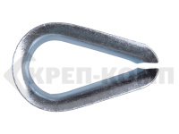 Коуш для стальных канатов цинк DIN 6899 м14 (1шт)