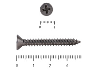 Саморез потай нержавейка PH DIN 7982 А2, универсал 4,8х38 (500 шт.)
