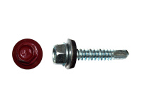 Саморез кровельный 5,5х19 RAL3003, красный рубин Kn KENNER (4000шт)