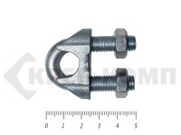 Зажим канатный цинк DIN 741 м14 (1шт)