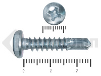 Саморез с полукруглой головкой, сверло DIN 7504N 5,5х25 МОСКРЕП (200шт)