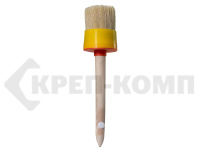 Кисть круглая №20, диаметр 65 мм, пластиковая оправка (1 шт.)