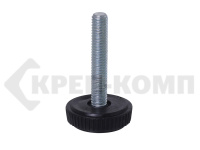 Опора круглая резьбовая 6х35, Д25 (50шт.)