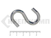 Крючок S-образный цинк м5 (2000шт)