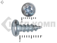 Саморез "клоп " острый оцинкованный 3,5х 9,5 Фасовка (2500шт)
