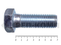 Болты DIN 931, с неполной резьбой, цинк, 24х 70 мм, пр.8.8 (25 кг/68)