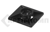 Площадка под шуруп ЧЁРНАЯ 27х27 (500шт)