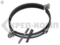 Трубный хомут в упаковке 5 М10, шпилька 10х100/гайка М10/дюбель 12*60 (1уп.) Распродажа