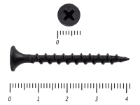 Саморез черный по дереву усиленный 3,5х41 KENNER (1кг/450)