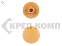 Заглушка под конфирмат Сосна, шестигранник (1000шт)