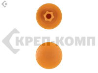 Заглушка под конфирмат Вишня, шестигранник (1000шт)