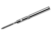 Полкодержатель скрытого крепления полок с эксцентриком 6х12х120, цинк (2 шт.)