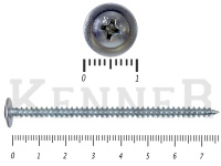 Саморез с прессшайбой острый, усиленный Kn KENNER 4,2х76 (15кг/2500) 