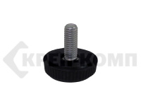 Опора круглая резьбовая 6х16, Д25 (50шт.)