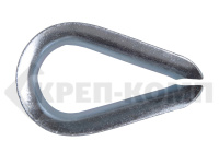 Коуш для стальных канатов цинк DIN 6899 м16 (1шт)